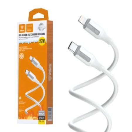 Cable Inkax USB-C a Lightning 3.1A 1m Blanco