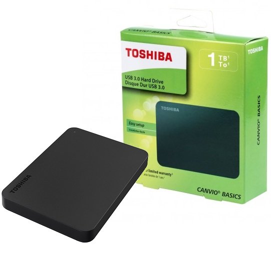 Disco Duro Externo Toshiba Canvio Basics 1TB USB 3.2 Portátil - Image 9