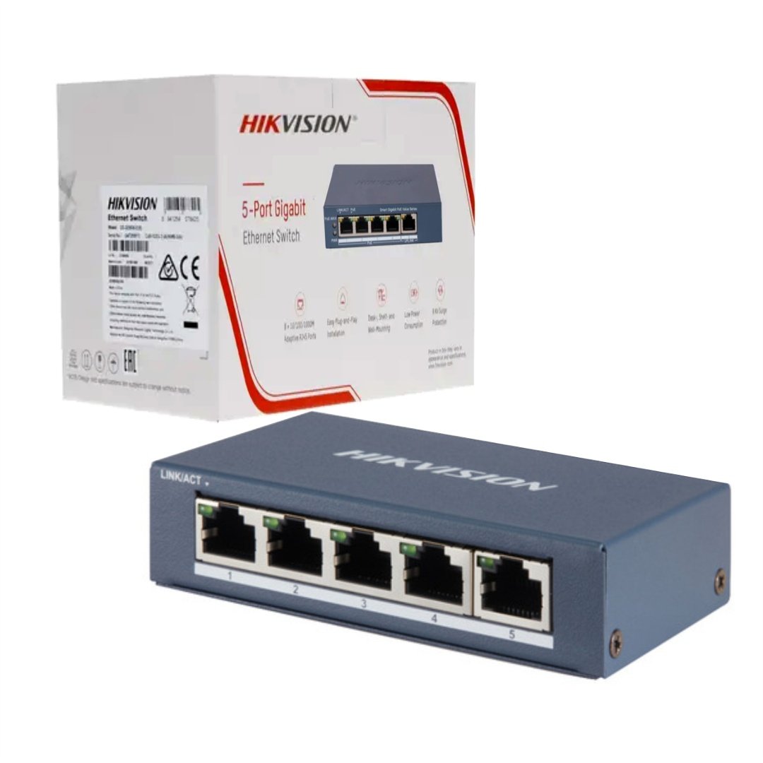 Switch Hikvision 5 Puertos Gigabit - Image 137