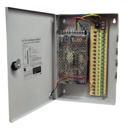 Fuente con Gabinete NRG+ 12v 20a 18 canales