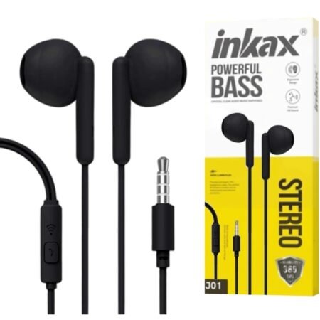 Auriculares Inkax semi-Intra 3.5mm negro