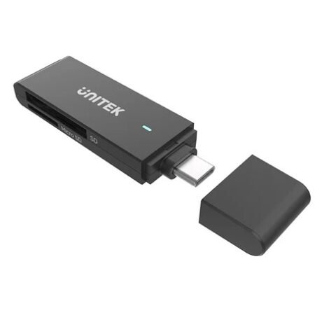 Lector de memoria Unitek Y-9328 Triple Slot USB-C 3.0