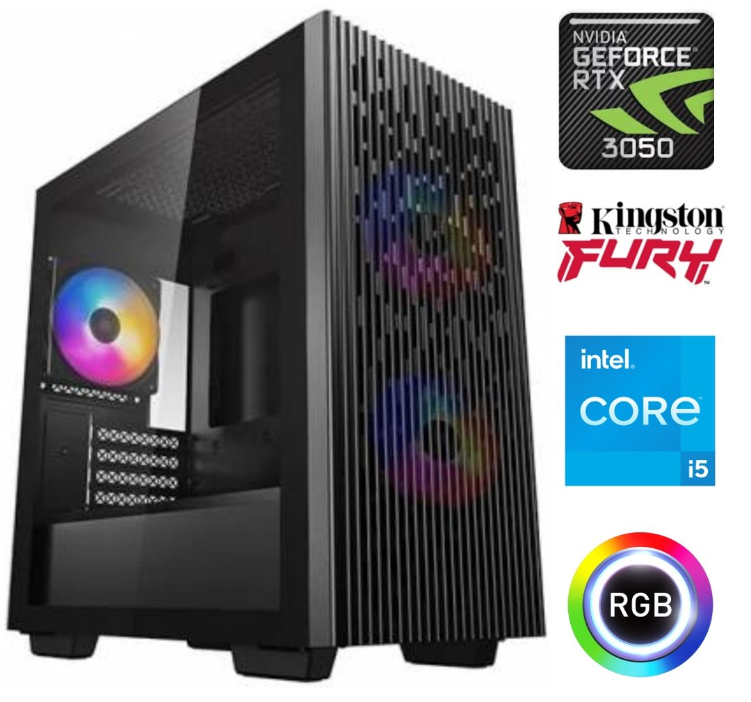 Equipo Gamer Core i5 12400F, 16GB, 500GB, RTX 3050 6GB - Image 6