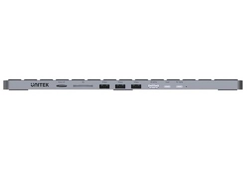 Teclado con HUB USB-C Unitek 9 en 1 PD 100W - Image 268