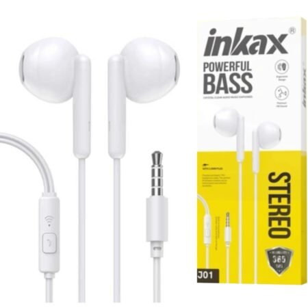 Auriculares Inkax semi-Intra 3.5mm Blancos