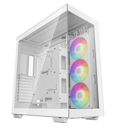 Gabinete DeepCool CH780 WH Panorámico ATX Blanco
