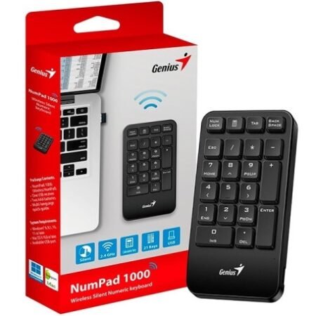 Teclado Genius NumPad 1000 numérico inalámbrico