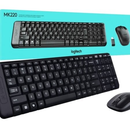 Combo Logitech MK220 teclado y mouse inalámbrico