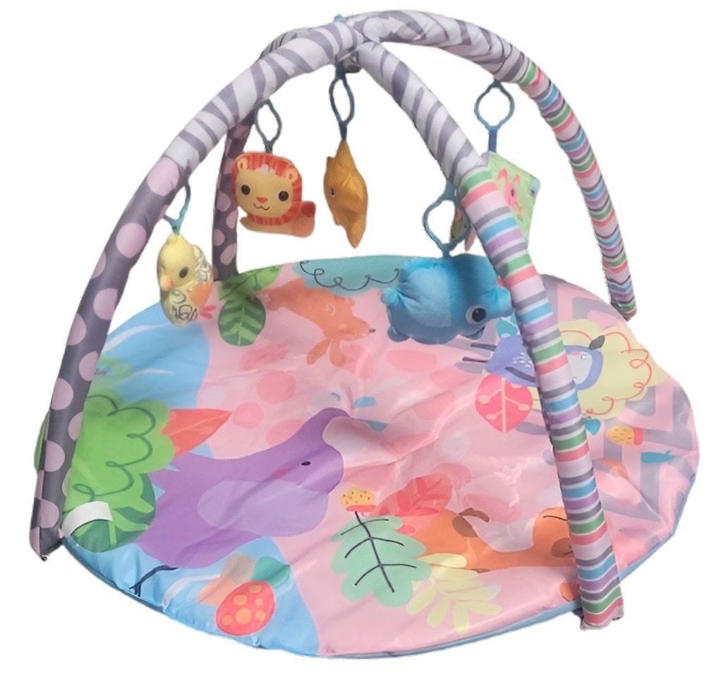 Gimnasio para bebe redondo Tinok Rosa - Image 834