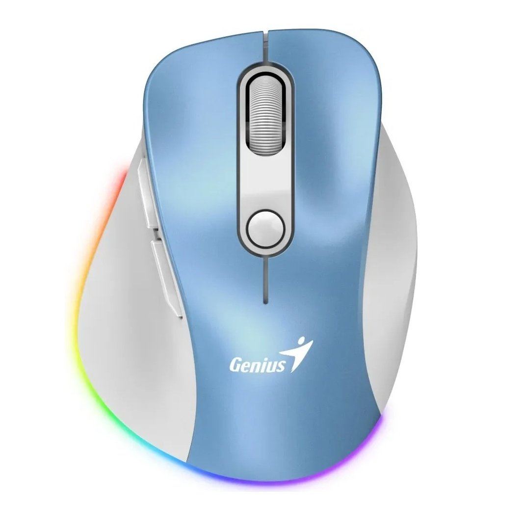 Mouse Genius Ergo 9000S Pro Inalámbrico Bluetooth Celeste - Image 137