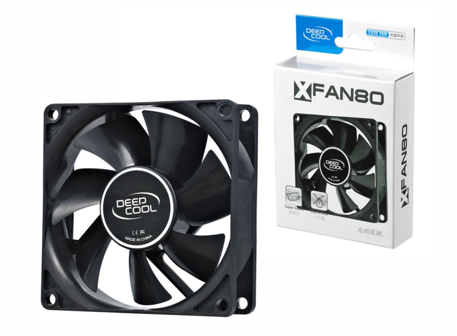 Fan Cooler DeepCool XFAN 8 x 8cm Negro - Image 4