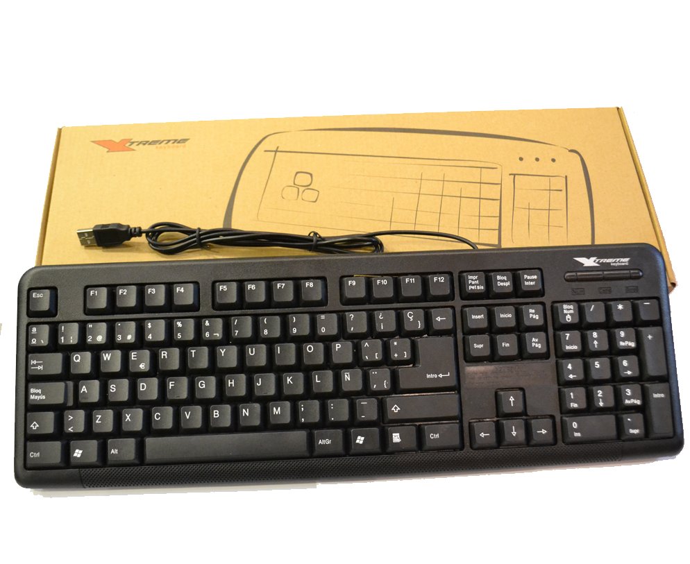 Teclado Xtreme Español USB Negro - Image 3