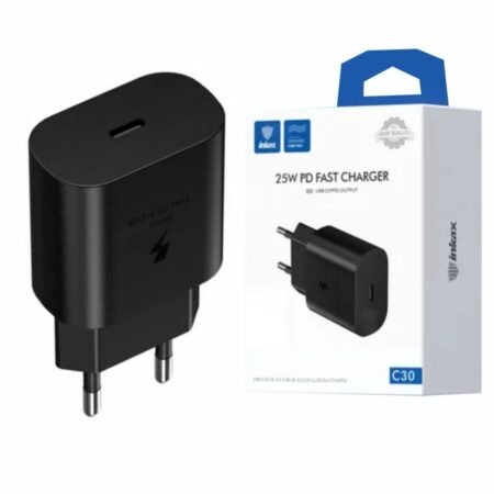 Cargador Inkax USB-C 25w negro