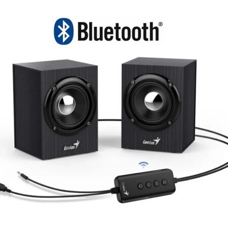 Parlantes Genius SP-HF385BT 4W Bluetooth Madera