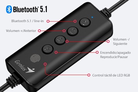 Barra de Sonido Genius SoundBar 200BT Bluetooth RGB - Image 4