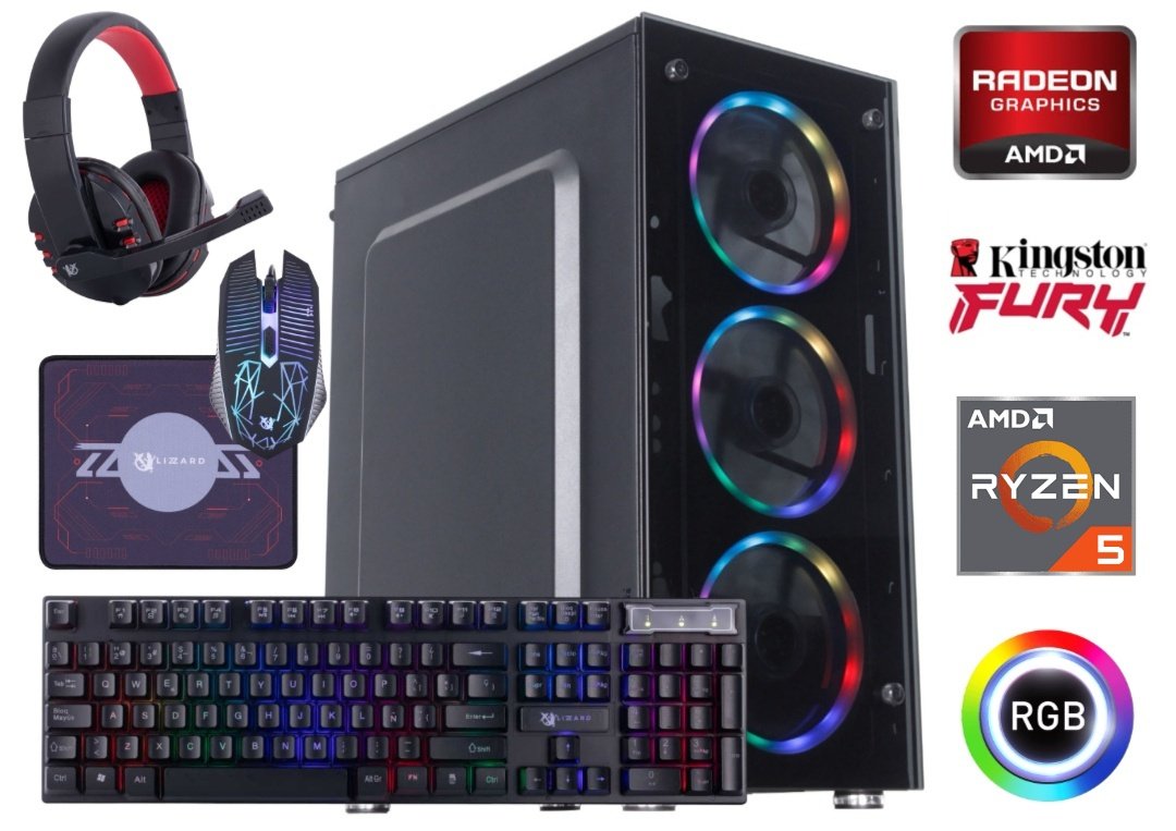 Equipo Gamer Ryzen 5 5600GT, 16GB, 500GB, Gráficos Radeon - Image 9