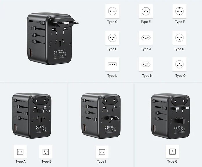 Cargador / Adaptador Universal Unitek 65W - Image 272