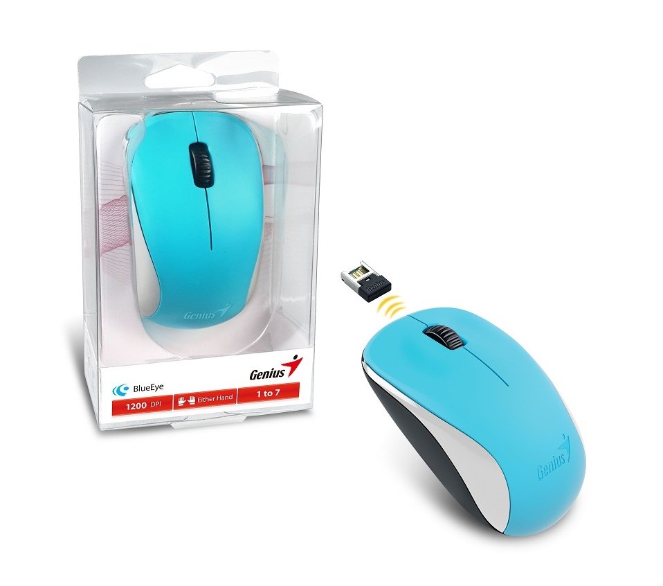 Mouse Genius NX-7000 Inalámbrico Óptico Celeste - Image 133
