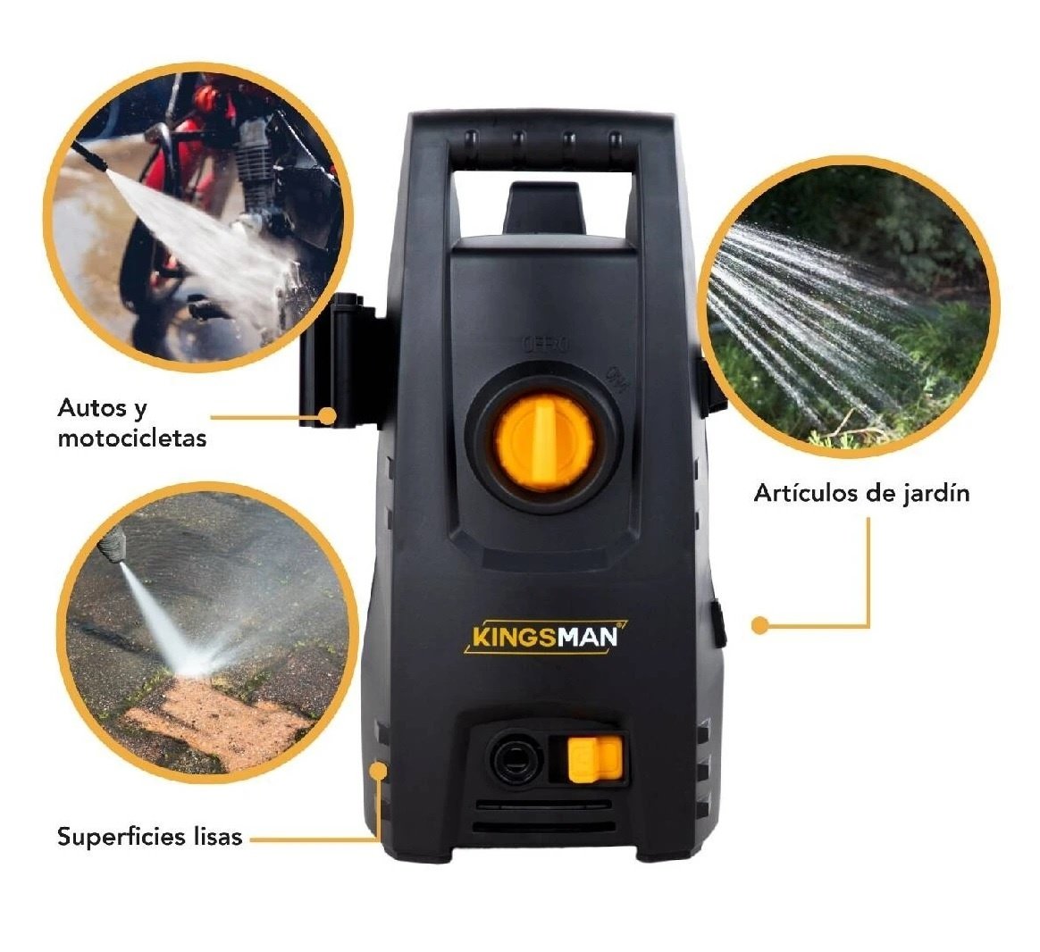 Hidrolavadora Kingsman Portátil 1200W 90 Bar - Image 163