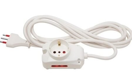 Zapatilla Alargue Conatel 3m 1xSchuko 2x3L 1500W