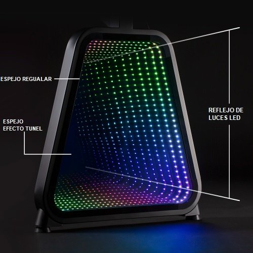 Escritorio gamer RGB Brateck con espejos - Image 530