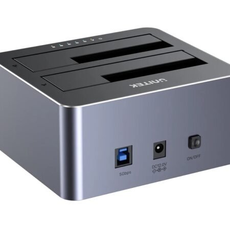 Dock Station Unitek USB 3.0 Doble Bahía SATA III