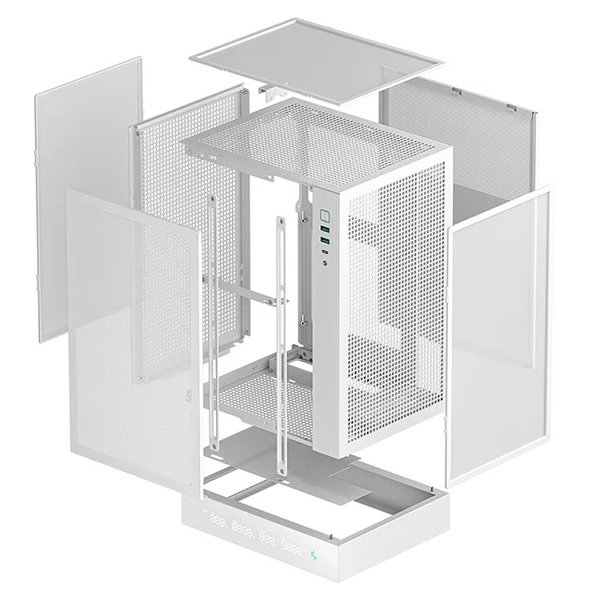 Gabinete DeepCool CH170 Digital ITX Vertical Blanco - Image 8