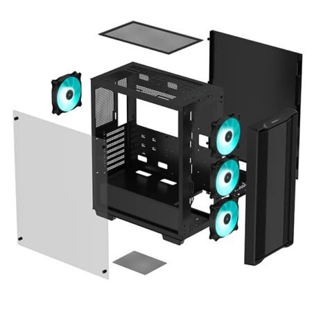 Gabinete DeepCool CC560 V2 Mid-Tower Negro