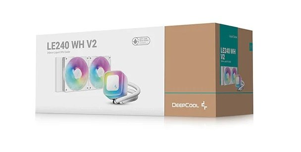Cooler Líquido DeepCool LE240 V2 ARGB Blanco 240mm