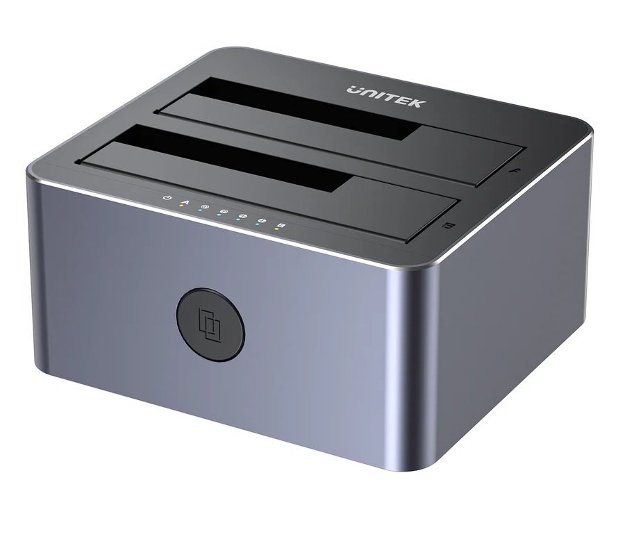 Dock Station Unitek USB 3.0 Doble Bahía SATA III - Image 345