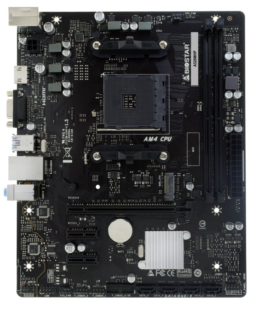 Motherboard Biostar A520MHP AM4 DDR4 Micro-ATX - Image 211
