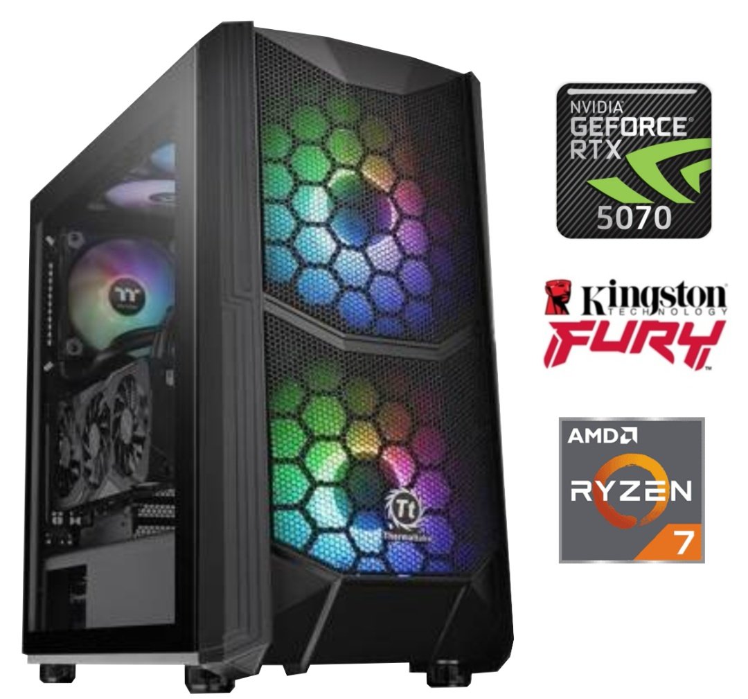 Equipo Gamer Ryzen 7 7700X, 16GB, 1TB NVMe, RTX 5070 12GB - Image 5