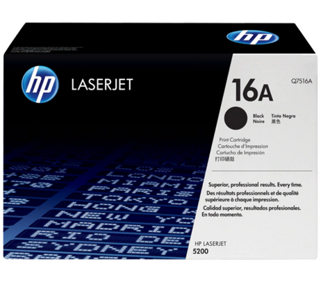 HP TONER Q7516A NEGRO 5200 12.000 COPIAS