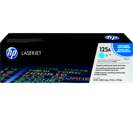 HP TONER CB541A CYAN 125A 1400 COPIAS 1215/1515/1510/1312