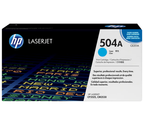 HP TONER CE251A CYAN CP3525/CM3530 7.000 COPIAS CP