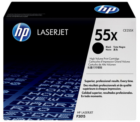 HP TONER CE255X NEGRO LJ P3015/M521/M525 12.500 CPS (B)