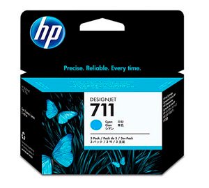 HP CZ134A 711 3PACK CYAN 29ML T120/T130/T520/T530 UK