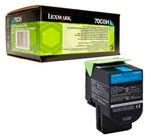 LEXMARK TONER 70C8HC0 CYAN CS310/410/510 3.000 COPIAS
