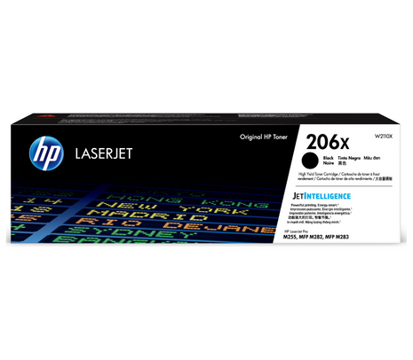 HP TONER W2110X 206X NEGRO M255/283 3.150 COPIAS