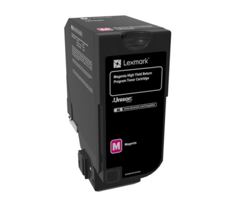 LEXMARK TONER 74C4HM0 MAGENTA CS725 12.000 COPIAS CP