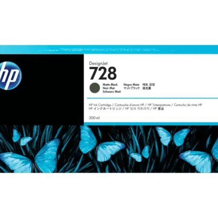 HP F9J68A 728 NEGRO MATE 300ML T730/830 UK CP