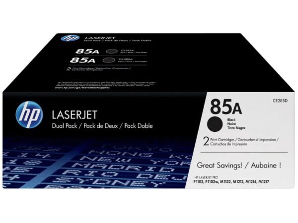HP TONER CE285AD DUAL PACK P1102W/M1132/M1212 1.600 COPIAS