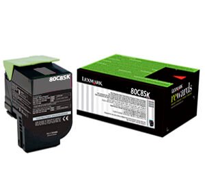 LEXMARK TONER 80C8SK0 NEGRO CX310/410/510 2.500 COPIAS 808SK CP