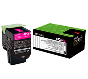 LEXMARK TONER 80C8SM0 MAGENTA CX310/410/510 2.000 COPIAS CP