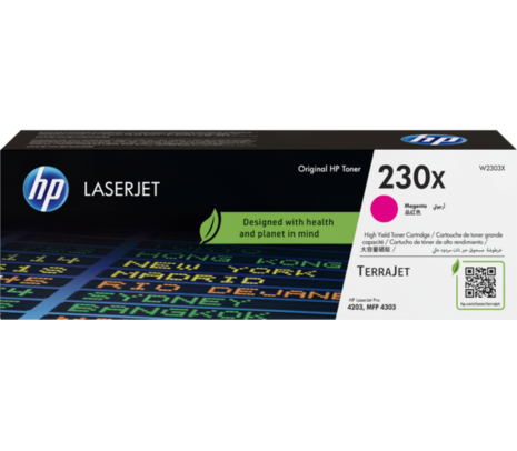 HP TONER W2303X 230X MAGENTA LJ4203/4303 5.500 COPIAS
