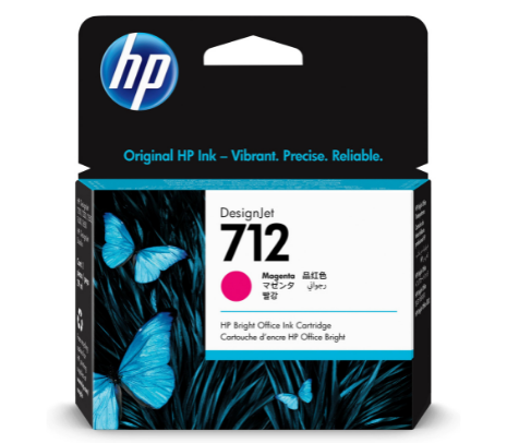 HP 3ED68A 712 MAGENTA T210/230/250/630/650 29ML UK