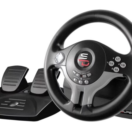 SUPERDRIVE SA5578 VOLANTE SV250 GAMING P/PS3/PS4/XBOX/PC/NINTENDO SWITCH