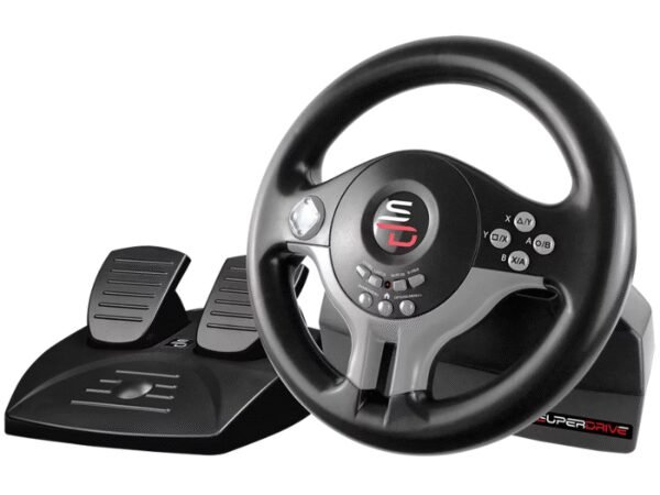 SUPERDRIVE SA5578 VOLANTE SV250 GAMING P/PS3/PS4/XBOX/PC/NINTENDO SWITCH