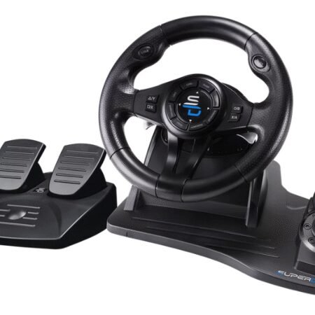 SUPERDRIVE SA5596 VOLANTE GS550 GAMING P/PS3/PS4/XBOX/PC