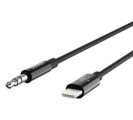 BELKIN AV10172BT03-BLK CABLE 3.5 A LIGHTNING 0.9M